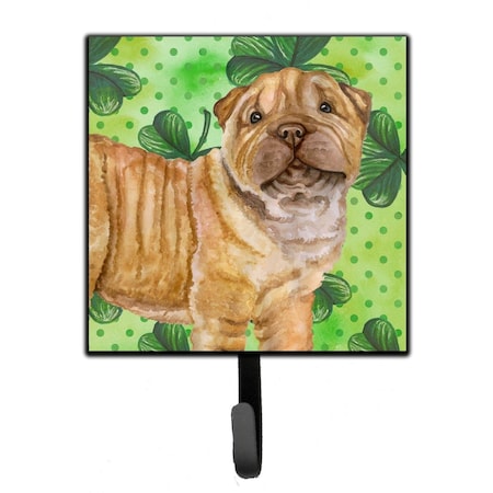 Carolines Treasures Shar Pei Puppy St Patricks Leash or Key Holder BB9893SH4